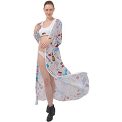 Medical Devices Maxi Chiffon Beach Wrap by SychEva