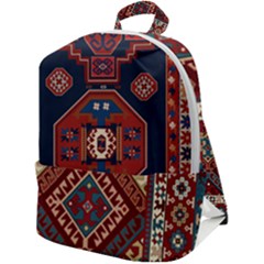 Armenian Old Carpet  Zip Up Backpack by Gohar