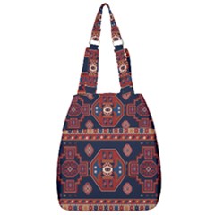 Armenian Carpet Center Zip Backpack by Gohar