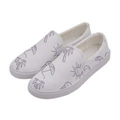 Doodles - Beach Time! Women s Canvas Slip Ons by ConteMonfrey