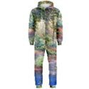 Abstract Forest Green Jungle Psychedelic Art Nature Hooded Jumpsuit (Men) View1