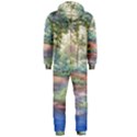 Abstract Forest Green Jungle Psychedelic Art Nature Hooded Jumpsuit (Men) View2