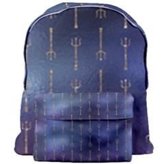 Trident On Blue Ocean  Giant Full Print Backpack by ConteMonfrey