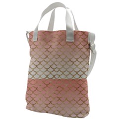 Mermaid Ombre Scales  Canvas Messenger Bag