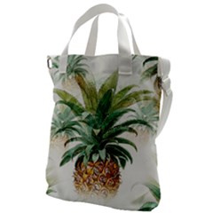 Pineapple Pattern Background Seamless Vintage Canvas Messenger Bag by Wegoenart