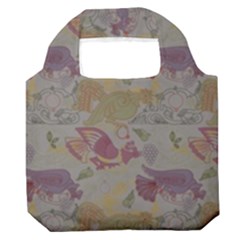 Pattern Armenian Birds Premium Foldable Grocery Recycle Bag by Gohar