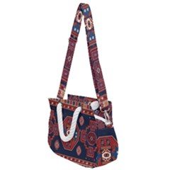 Armenian Carpet Rope Handles Shoulder Strap Bag by Gohar