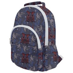 Armenian Ornaments Rounded Multi Pocket Backpack by Gohar