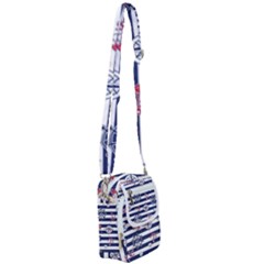 Seamless Marine Pattern Shoulder Strap Belt Bag by BangZart