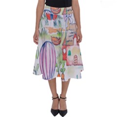 Easter Village  Perfect Length Midi Skirt by ConteMonfrey