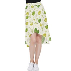 Easter Green Eggs  Frill Hi Low Chiffon Skirt by ConteMonfrey