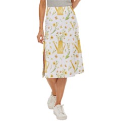 Easter Garden   Midi Panel Skirt by ConteMonfrey