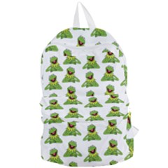 Kermit The Frog Foldable Lightweight Backpack by Valentinaart