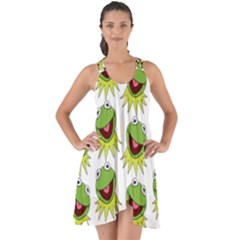 Kermit The Frog Show Some Back Chiffon Dress by Valentinaart