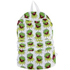 Kermit The Frog Foldable Lightweight Backpack by Valentinaart