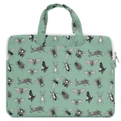 Insects Pattern Macbook Pro 16  Double Pocket Laptop Bag  by Valentinaart