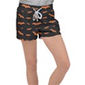 Bat pattern Velour Lounge Shorts View1