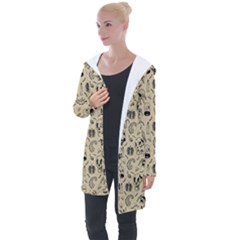 Halloween  Longline Hooded Cardigan by Valentinaart