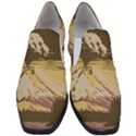 Boom Eruption Forest Mountain News Scary Volcano Women Slip On Heel Loafers View1