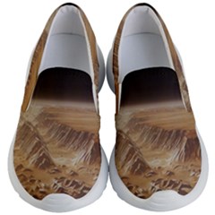 Mars Crater Planet Canyon Cliff Nasa Astronomy Kids Lightweight Slip Ons by danenraven