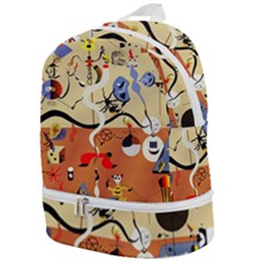 Carnival Of The Harlequin Art Zip Bottom Backpack by danenraven