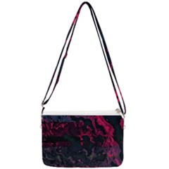 Granite Glitch Double Gusset Crossbody Bag by MRNStudios