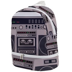 Cassette Recorder 80s Music Stereo Zip Bottom Backpack by Pakemis