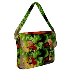 Hamburger Cheeseburger Burger 3d Render Snack Buckle Messenger Bag by Pakemis