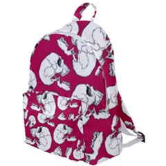 Terrible Frightening Seamless Pattern With Skull The Plain Backpack by Pakemis