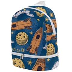 Missile Pattern Zip Bottom Backpack by Pakemis