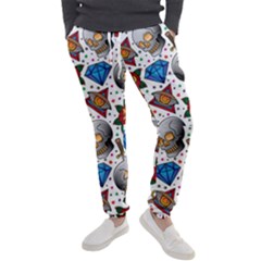 Full Color Flash Tattoo Patterns Men s Jogger Sweatpants by Pakemis