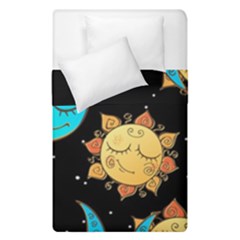 Seamless Pattern With Sun Moon Children Duvet Cover Double Side (single Size)