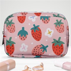 Strawberry-seamless-pattern Make Up Pouch (small) by Pakemis