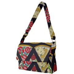 Vector-seamless-pattern-with-italian-pizza-top-view Full Print Messenger Bag (s) by Pakemis