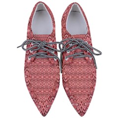 Pink-art-with-abstract-seamless-flaming-pattern Pointed Oxford Shoes by Pakemis