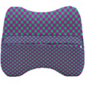 Pattern Velour Head Support Cushion View2