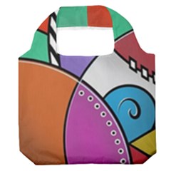 Modern Art Premium Foldable Grocery Recycle Bag by gasi