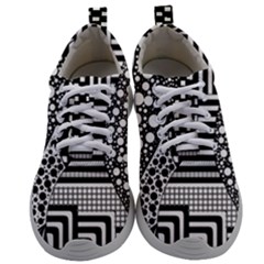 Black And White Mens Athletic Shoes by gasi