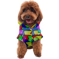 Colorful Abstract Art Dog Coat