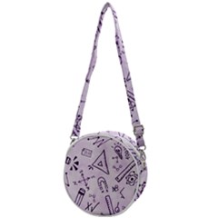 Science Research Curious Search Inspect Scientific Crossbody Circle Bag by Uceng