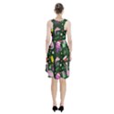 Dinosaur Colorful Funny Christmas Pattern Racerback Midi Dress View2