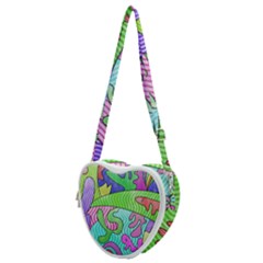 Colorful Stylish Design Heart Shoulder Bag by gasi