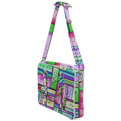 Colorful Pattern Cross Body Office Bag by gasi