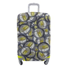 Gong Instrument Motif Pattern Luggage Cover (small) by dflcprintsclothing