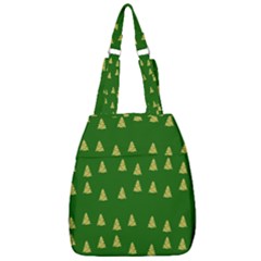 Green Christmas Trees Green Center Zip Backpack by TetiBright