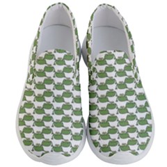 Funny Frog Cartoon Drawing Motif Pattern Men s Lightweight Slip Ons by dflcprintsclothing