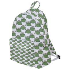 Funny Frog Cartoon Drawing Motif Pattern The Plain Backpack by dflcprintsclothing