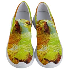 Lake Dallol In Danakil Depression Ethiopia Women s Lightweight Slip Ons by danenraven