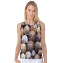 Snail Shells Pattern Arianta Arbustorum Women s Basketball Tank Top View1