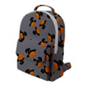 Pumpkin Heads With Hat Gray Flap Pocket Backpack (Large) View1